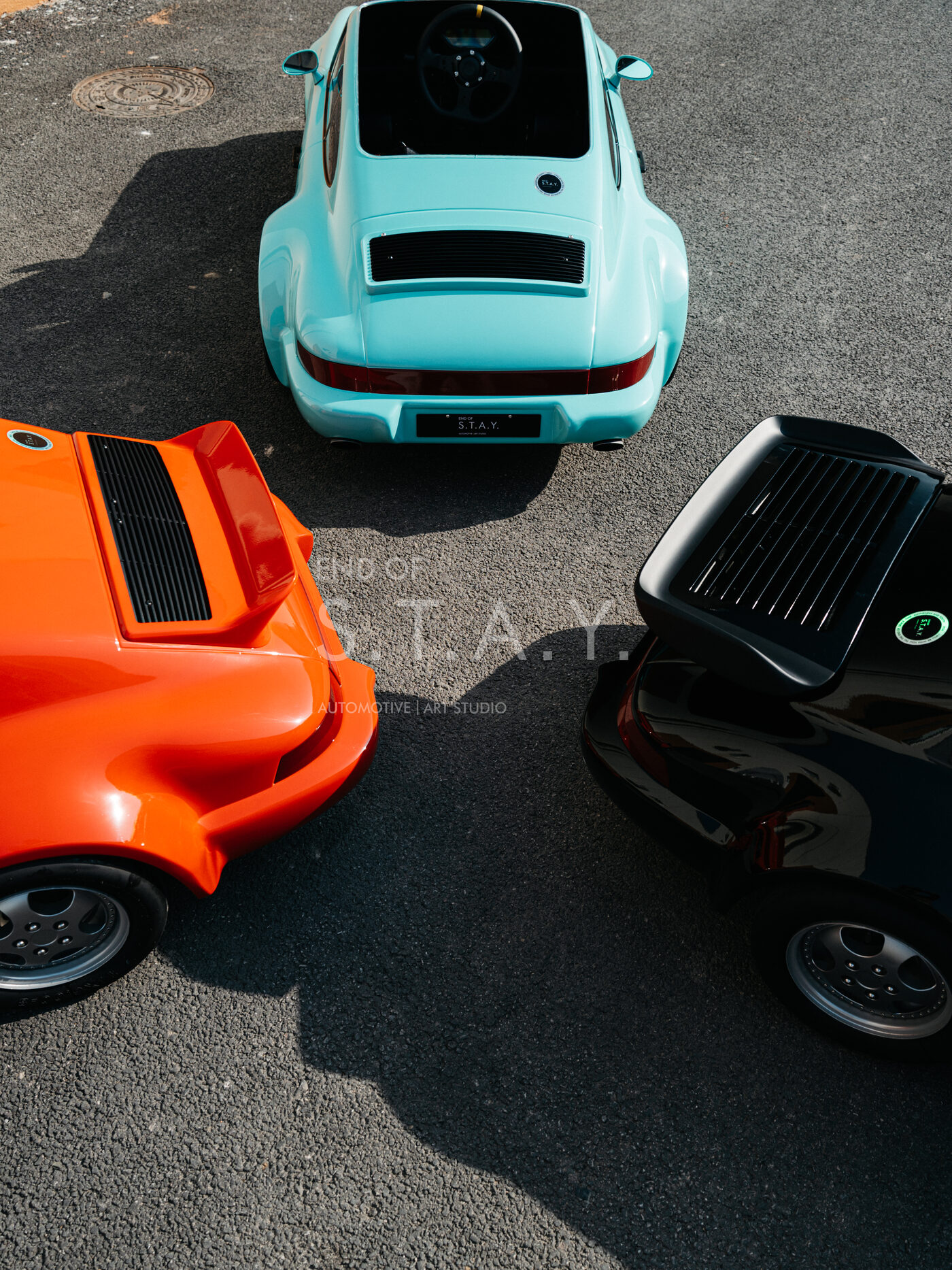 End of S.T.A.Y, three 964s rear