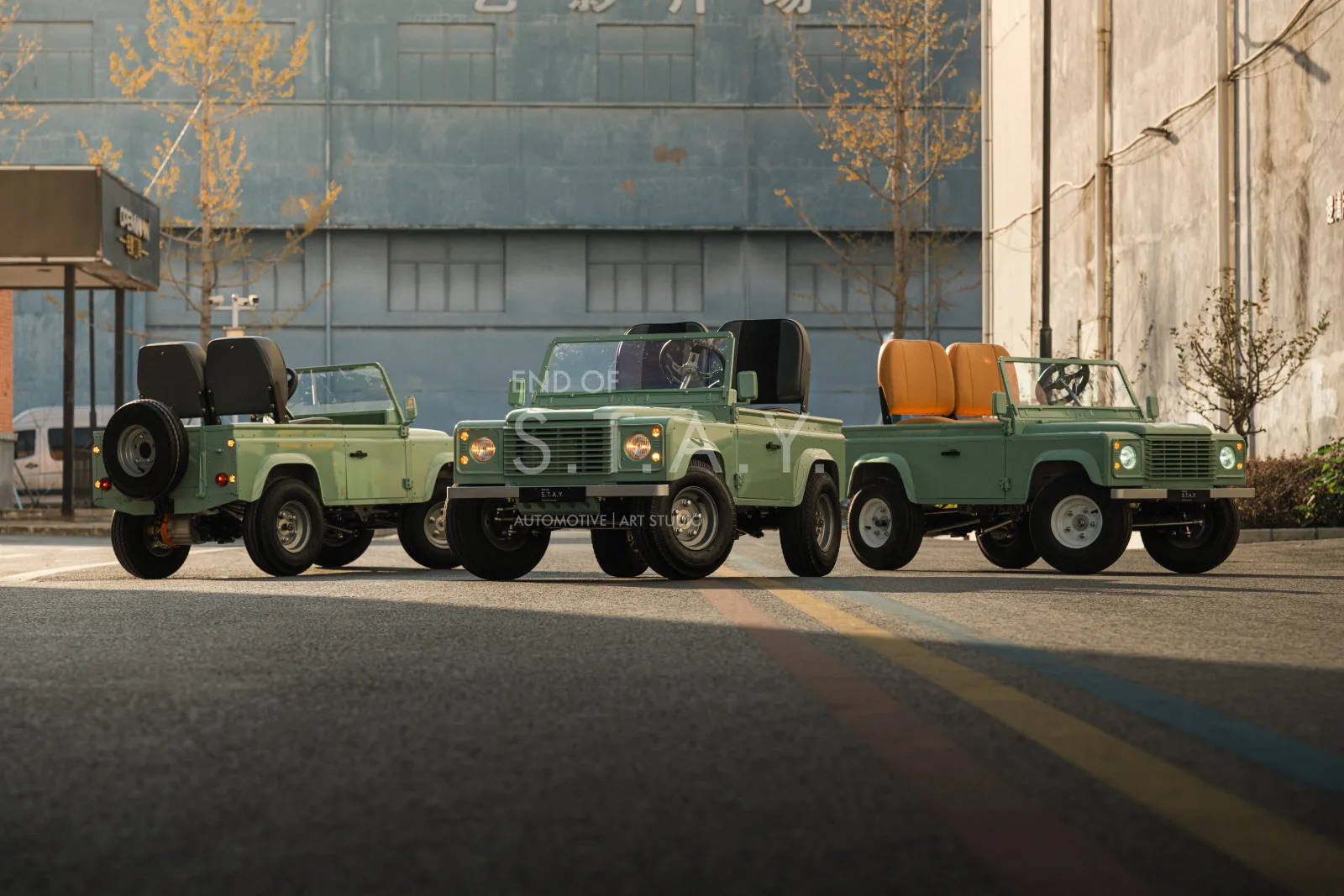 Defender Junior trio lined up